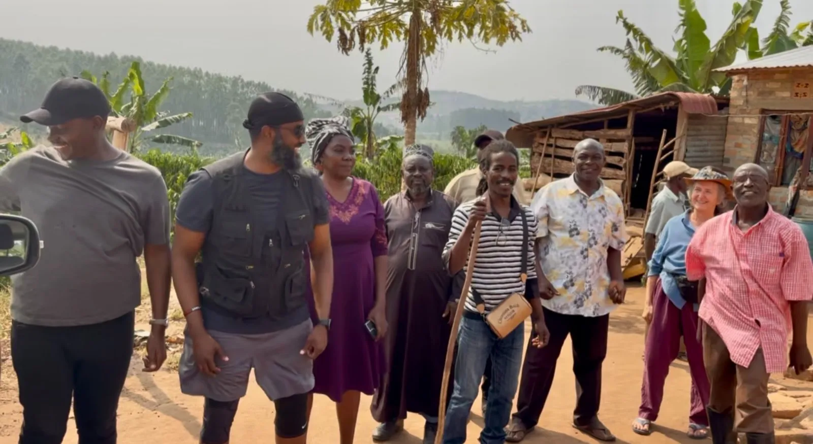 Unity Bean founding farmers and team members in Mubende